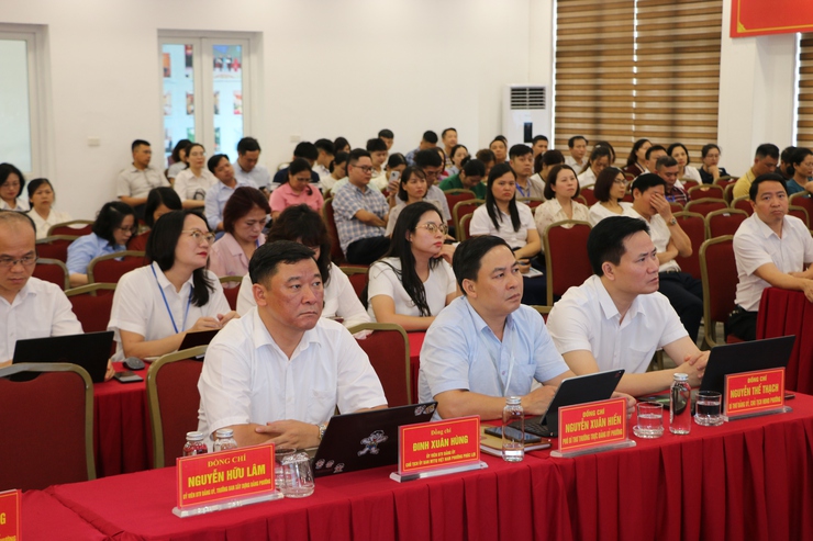 Hội nghị hướng dẫn sử dụng hệ thống quản trị thực thi nhiệm vụ và đánh giá cán bộ gắn với đo lường hiệu suất công việc (OKR/KPI) thông qua hệ thống Hanoiwork- Ảnh 5.
