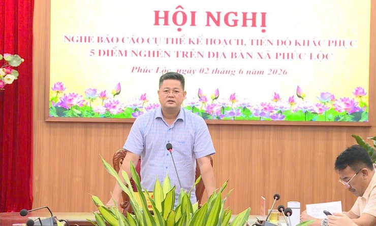 Phúc Lộc: Đánh giá kết quả khắc phục 5 điểm nghẽn tháng 5, triển khai nhiệm vụ tháng 6 năm 2026- Ảnh 1.
