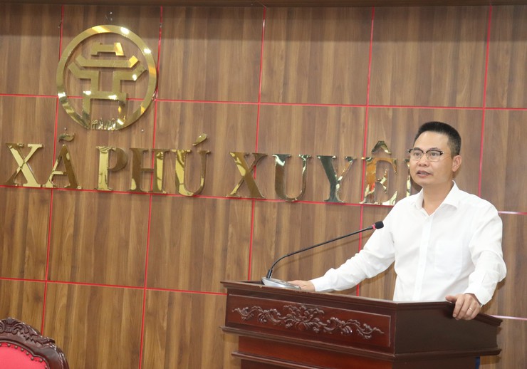 Hội nghị giao ban với cơ sở tháng 5 năm 2026; triển khai ký kết quy chế phối hợp công tác giữa Thường trực HĐND - UBND - Ủy ban MTTQ Việt Nam xã giai đoạn 2026 - 2031.- Ảnh 9.
