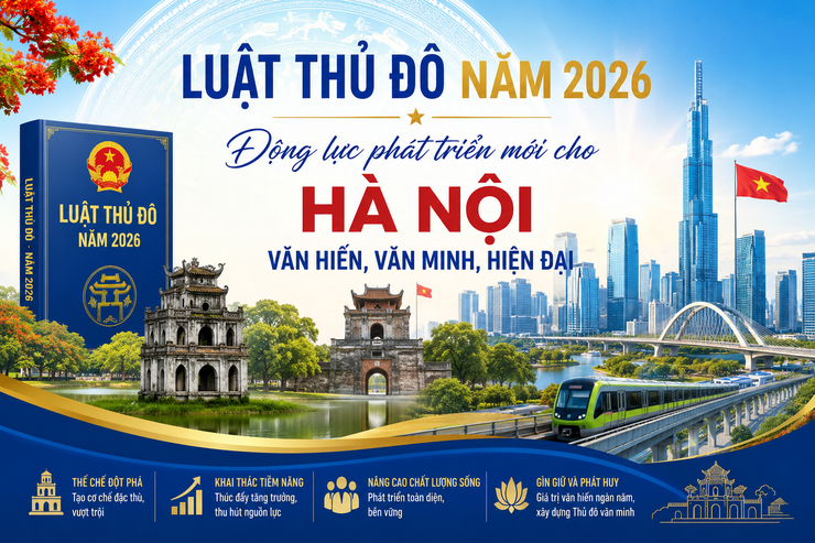 Luật Thủ đô năm 2026 – Động lực phát triển mới cho Hà Nội "Văn hiến - Văn minh - Hiện đại"- Ảnh 1.