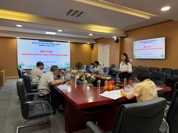 HỘI NGHỊ THƯỜNG TRỰC HĐND PHƯỜNG BỒ ĐỀ CHUẨN BỊ KỲ HỌP THỨ 2 HĐND PHƯỜNG KHÓA II, NHIỆM KỲ 2026–2031- Ảnh 1.