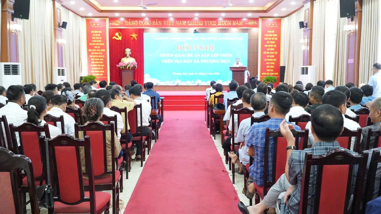 XÃ PHƯỢNG DỰC TRIỂN KHAI ĐỀ ÁN SẮP XẾP, SÁP NHẬP THÔN NĂM 2026- Ảnh 1.