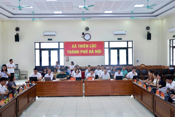 Hội nghị lần thứ Chín BCH Đảng bộ xã Thiên Lộc khóa I nhiệm kỳ 2025 - 2030- Ảnh 9.