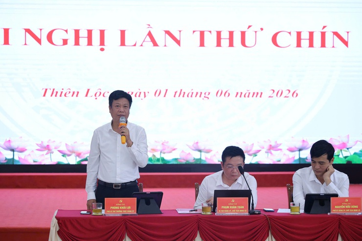 Hội nghị lần thứ Chín BCH Đảng bộ xã Thiên Lộc khóa I nhiệm kỳ 2025 - 2030- Ảnh 11.