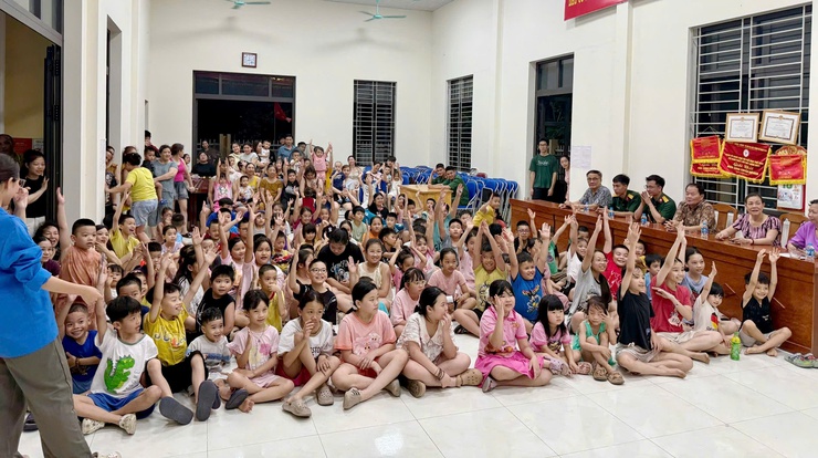 Thiếu nhi Nam Phù bước vào mùa hè vui tươi, an toàn, bổ ích- Ảnh 2.