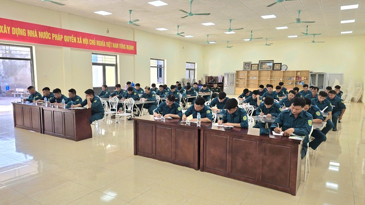 Ban CHQS xã Phú Nghĩa tham gia huấn luyện Đại đội dân quân pháo phòng không năm 2026- Ảnh 2.