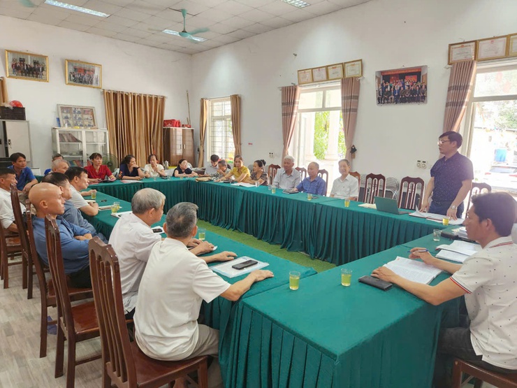 Đồng chí Nguyễn Hợp Tiến – Phó Bí thư thường trực Đảng ủy xã Phú Nghĩa dự buổi sinh hoạt định kỳ tháng 6/2026 của Chi bộ thôn Nhật Tiến- Ảnh 1.
