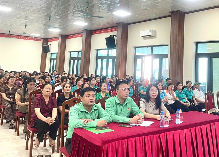 Gần 200 hội viên nông dân xã Vĩnh Thanh tham gia tập huấn an toàn thực phẩm- Ảnh 8.