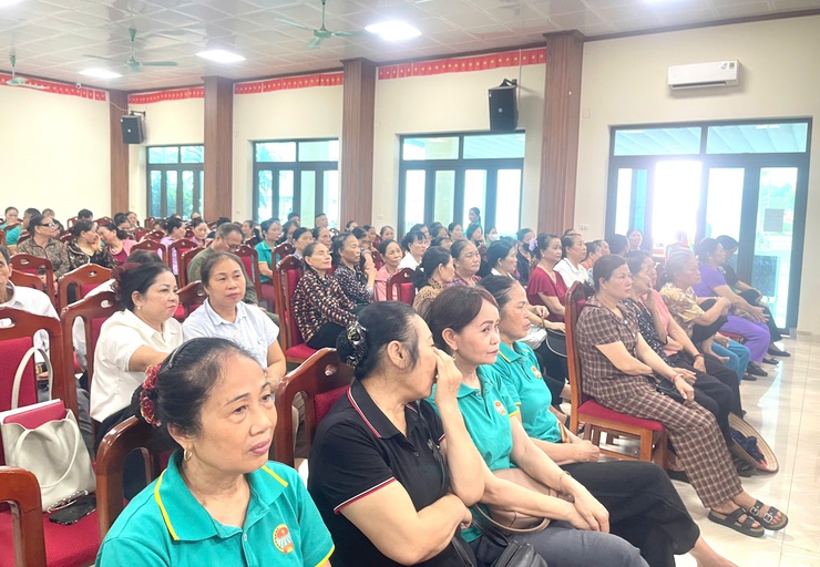 Gần 200 hội viên nông dân xã Vĩnh Thanh tham gia tập huấn an toàn thực phẩm- Ảnh 10.