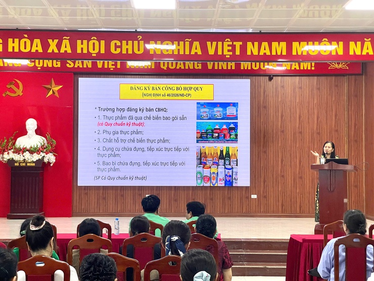 Gần 200 hội viên nông dân xã Vĩnh Thanh tham gia tập huấn an toàn thực phẩm- Ảnh 13.