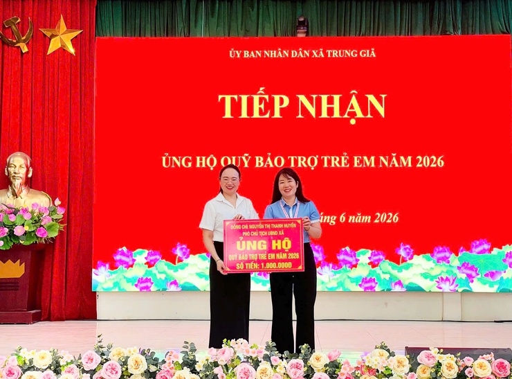 XÃ TRUNG GIÃ PHÁT ĐỘNG THÁNG HÀNH ĐỘNG VÌ TRẺ EM NĂM 2026
VỚI CHỦ ĐỀ “CHUNG TAY VÌ TRẺ EM HẠNH PHÚC, AN TOÀN, VỮNG BƯỚC TRONG KỶ NGUYÊN SỐ”
- Ảnh 1.