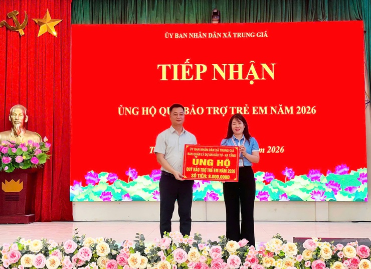 XÃ TRUNG GIÃ PHÁT ĐỘNG THÁNG HÀNH ĐỘNG VÌ TRẺ EM NĂM 2026
VỚI CHỦ ĐỀ “CHUNG TAY VÌ TRẺ EM HẠNH PHÚC, AN TOÀN, VỮNG BƯỚC TRONG KỶ NGUYÊN SỐ”
- Ảnh 7.