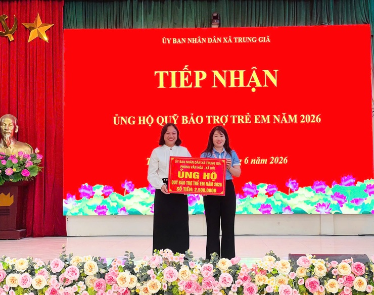 XÃ TRUNG GIÃ PHÁT ĐỘNG THÁNG HÀNH ĐỘNG VÌ TRẺ EM NĂM 2026
VỚI CHỦ ĐỀ “CHUNG TAY VÌ TRẺ EM HẠNH PHÚC, AN TOÀN, VỮNG BƯỚC TRONG KỶ NGUYÊN SỐ”
- Ảnh 4.