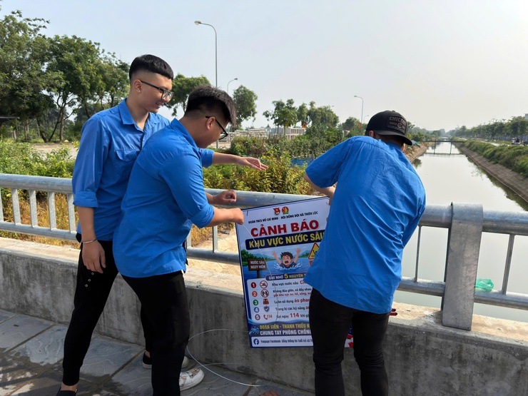 THIÊN LỘC TĂNG CƯỜNG PHÒNG, CHỐNG ĐUỐI NƯỚC CHO TRẺ EM: HOÀN THÀNH CẮM BIỂN CẢNH BÁO TẠI CÁC ĐIỂM NƯỚC SÂU NGUY HIỂM- Ảnh 6.