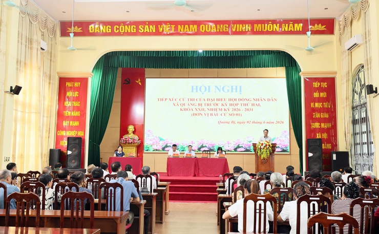 Đơn vị bầu cử số 1 HĐND xã Quảng Bị khoá XXII: Tiếp xúc cử tri trước kỳ họp thứ Hai, nhiệm kỳ 2026-2031- Ảnh 9.