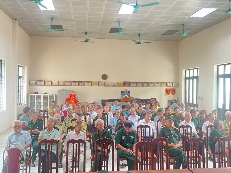 Hội Cựu chiến binh xã tuyên truyền công tác giải phóng mặt bằng Dự án đầu tư xây dựng Khu đô thị thể thao Olympic (phân khu D) tại thôn Tây Sơn- Ảnh 1.