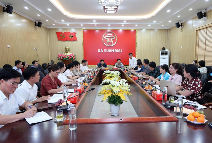 Ủy ban MTTQ Việt Nam thành phố Hà Nội khảo sát về công tác vận động, quản lý và sử dụng Quỹ “Vì biển, đảo Việt Nam”, Quỹ “Vì người nghèo” và Quỹ “Cứu trợ” tại 06 xã, phường- Ảnh 1.