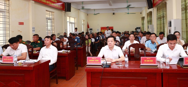 Đại Xuyên lấy ý kiến hoàn thiện Đề án sắp xếp thôn, xóm, khu dân cư- Ảnh 1.