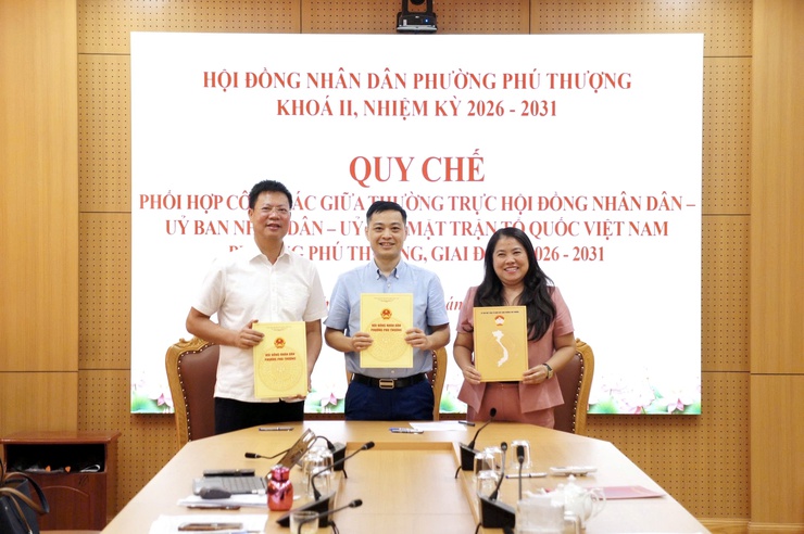 Phường Phú Thượng tổ chức hội nghị liên tịch chuẩn bị kỳ họp giữa năm 2026 của HĐND phường- Ảnh 2.