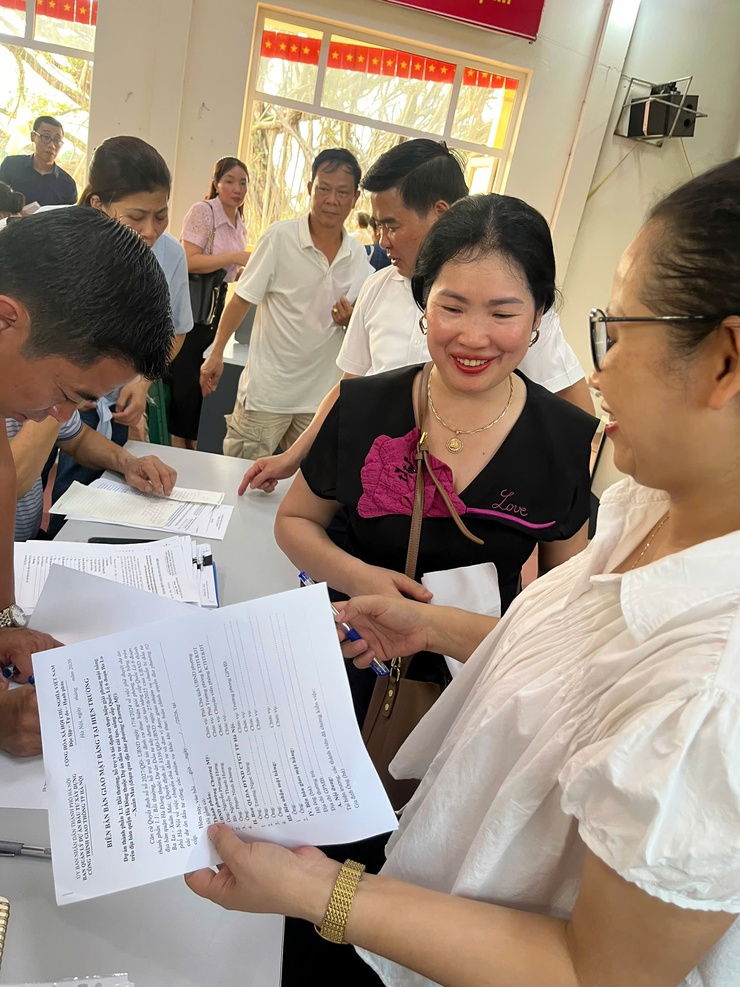 Phường Chương Mỹ đối thoại, tiếp thu ý kiến về 47 phương án bồi thường, hỗ trợ, tái định cư tại TDP Phượng Bãi - Ảnh 12.