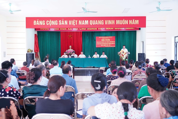 Tổ đại biểu số 3 HĐND phường Chương Mỹ tiếp xúc cử tri trước kỳ họp thường lệ giữa năm 2026- Ảnh 2.