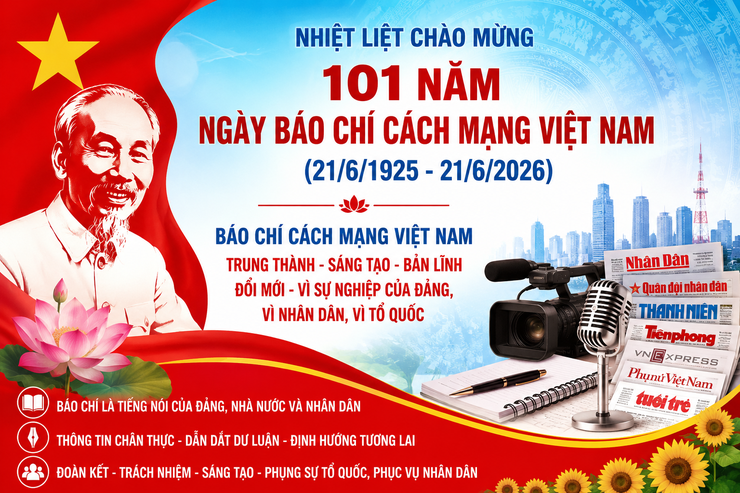 Tự hào 101 năm Báo chí Cách mạng Việt Nam - Ngọn cờ tiên phong trên mặt trận tư tưởng, văn hóa của Đảng- Ảnh 1.
