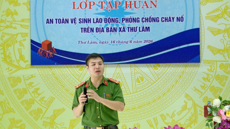 THƯ LÂM TỔ CHỨC TẬP HUẤN AN TOÀN VỆ SINH LAO ĐỘNG, PHÒNG CHỐNG CHÁY NỔ NĂM 2026- Ảnh 5.