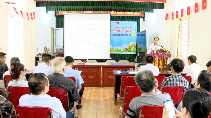 Đồng chí Lại Mạnh Cường - Ủy viên BTV Đảng ủy, Phó Chủ tịch UBND xã Thư Lâm dự hội nghị họp dân triển khai công tác giải phóng mặt bằng Dự án xây dựng tuyến đường từ đường Lâm Tiên đến Nhà văn hóa thôn Lâm Tiên- Ảnh 7.