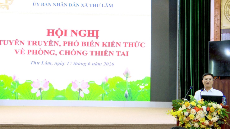 THƯ LÂM TỔ CHỨC HỘI NGHỊ TẬP HUẤN NGHIỆP VỤ KỸ THUẬT PHÒNG, CHỐNG THIÊN TAI VÀ TÌM KIẾM CỨU NẠN NĂM 2026- Ảnh 11.