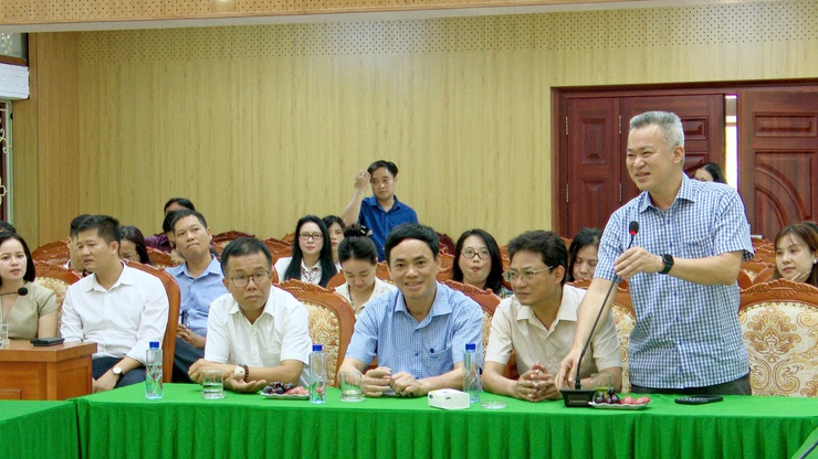 THƯ LÂM GẶP MẶT ĐẠI BIỂU CÁC CƠ QUAN BÁO CHÍ NHÂN KỶ NIỆM 101 NĂM NGÀY BÁO CHÍ CÁCH MẠNG VIỆT NAM- Ảnh 9.