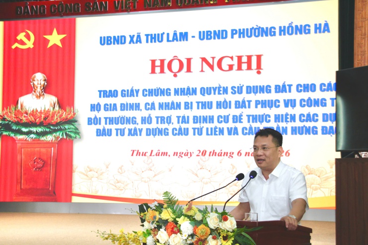 XÃ THƯ LÂM ĐẨY NHANH CẤP GIẤY CHỨNG NHẬN QUYỀN SỬ DỤNG ĐẤT TÁI ĐỊNH CƯ CHO NGƯỜI DÂN PHỤC VỤ CÁC DỰ ÁN TRỌNG ĐIỂM- Ảnh 10.
