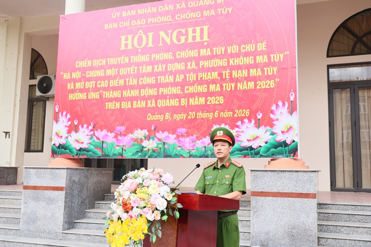 Quảng Bị phát động cao điểm phòng, chống ma túy, quyết tâm xây dựng địa bàn không ma túy- Ảnh 3.
