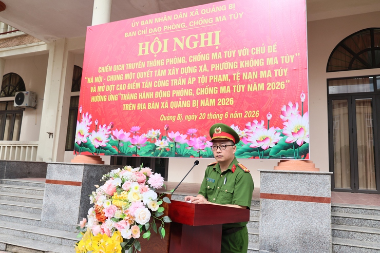 Quảng Bị phát động cao điểm phòng, chống ma túy, quyết tâm xây dựng địa bàn không ma túy- Ảnh 4.