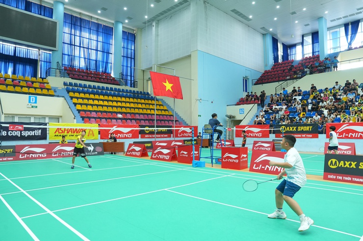 Khai mạc Giải Cầu lông Thanh Thiếu niên thành phố Hà Nội năm 2026 - Tranh Cúp Li-Ning lần thứ I tại xã Gia Lâm- Ảnh 7.
