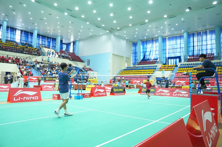 Khai mạc Giải Cầu lông Thanh Thiếu niên thành phố Hà Nội năm 2026 - Tranh Cúp Li-Ning lần thứ I tại xã Gia Lâm- Ảnh 8.