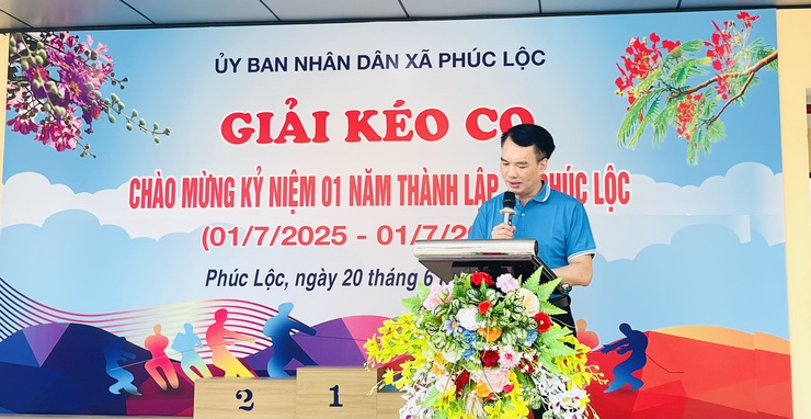 Sôi nổi Giải kéo co chào mừng kỷ niệm 01 năm thành lập xã Phúc Lộc (01/7/2025 – 01/7/2026)- Ảnh 4.