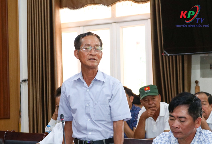 UB MTTQ xã Kiều Phú tổ chức hội nghị phản biện xã hội về dự thảo Đề án sắp xếp các thôn trên địa bàn xã- Ảnh 7.