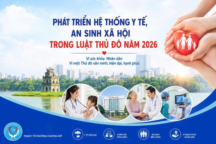 PHÁT TRIỂN HỆ THỐNG Y TẾ, AN SINH XÃ HỘI TRONG LUẬT THỦ ĐÔ NĂM 2026- Ảnh 1.