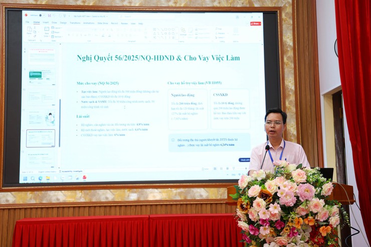 Cán bộ Ban quản lý Tổ Tiết kiệm và Vay vốn xã Chương Dương tham gia tập huấn nghiệp vụ tín dụng chính sách năm 2026- Ảnh 2.