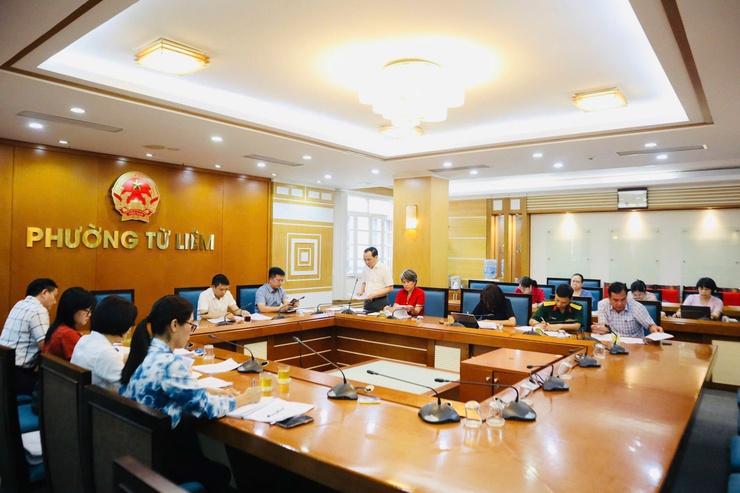 UBND phường Từ Liêm tổ chức Phiên họp thường kỳ tháng 6/2026- Ảnh 1.