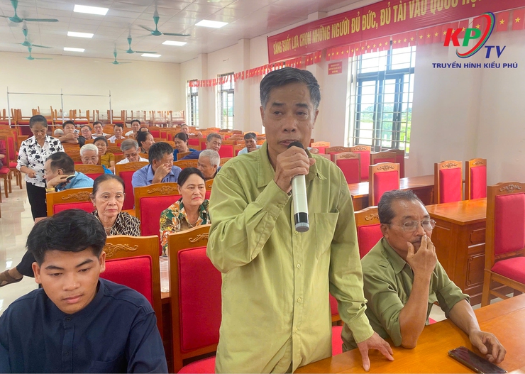 Tổ Đại biểu số 8 HĐND xã Kiều Phú tiếp xúc cử tri trước kỳ họp thường lệ giữa năm 2026- Ảnh 7.