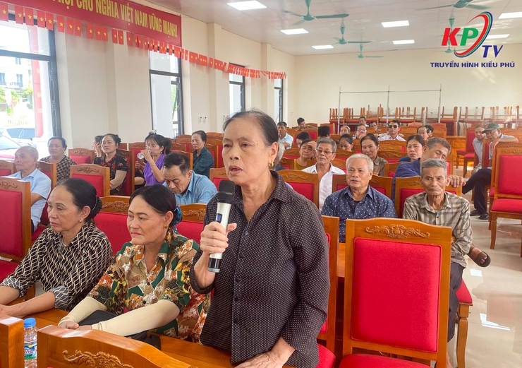 Tổ Đại biểu số 8 HĐND xã Kiều Phú tiếp xúc cử tri trước kỳ họp thường lệ giữa năm 2026- Ảnh 4.