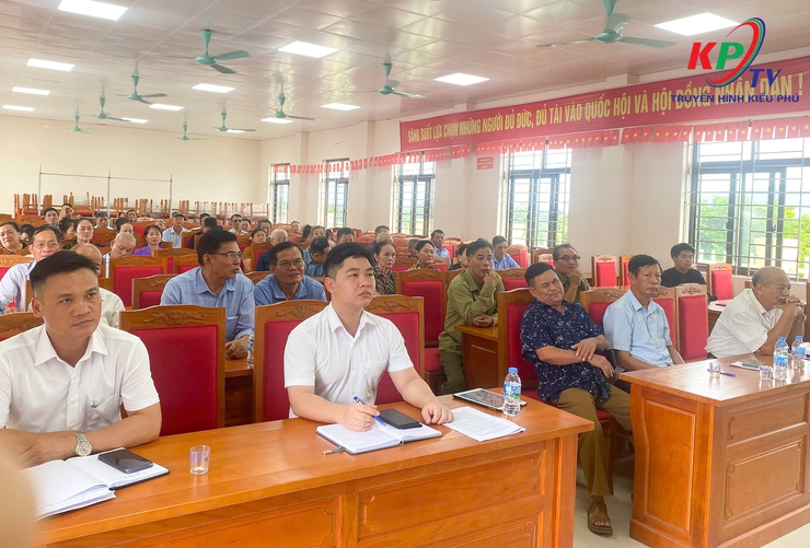 Tổ Đại biểu số 8 HĐND xã Kiều Phú tiếp xúc cử tri trước kỳ họp thường lệ giữa năm 2026- Ảnh 1.