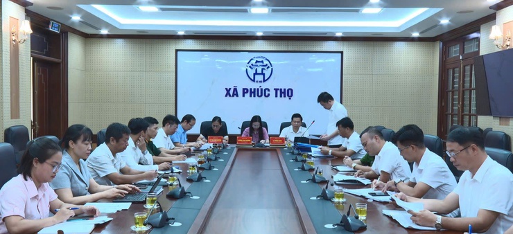 Thường trực HĐND xã làm việc với UBND xã về công tác quản lý tài sản công, bảo vệ môi trường và trật tự đô thị- Ảnh 8.