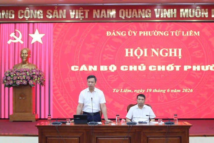 Hội nghị cán bộ chủ chốt lấy ý kiến về Đề án sắp xếp, kiện toàn các chi bộ trực thuộc Đảng ủy phường- Ảnh 5.