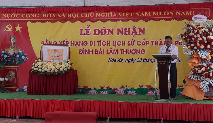 BÀI LÂM THƯỢNG TỰ HÀO ĐÓN NHẬN BẰNG CÔNG NHẬN DI TÍCH LỊCH SỬ - VĂN HÓA CẤP THÀNH PHỐ- Ảnh 3.