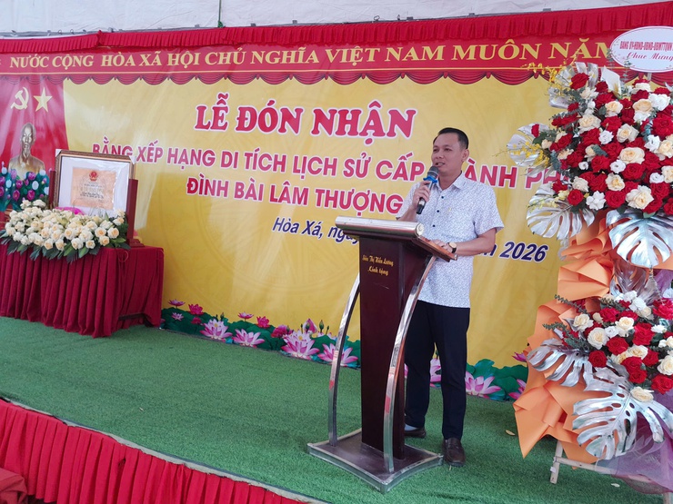BÀI LÂM THƯỢNG TỰ HÀO ĐÓN NHẬN BẰNG CÔNG NHẬN DI TÍCH LỊCH SỬ - VĂN HÓA CẤP THÀNH PHỐ- Ảnh 2.