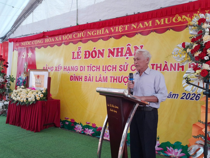 BÀI LÂM THƯỢNG TỰ HÀO ĐÓN NHẬN BẰNG CÔNG NHẬN DI TÍCH LỊCH SỬ - VĂN HÓA CẤP THÀNH PHỐ- Ảnh 4.
