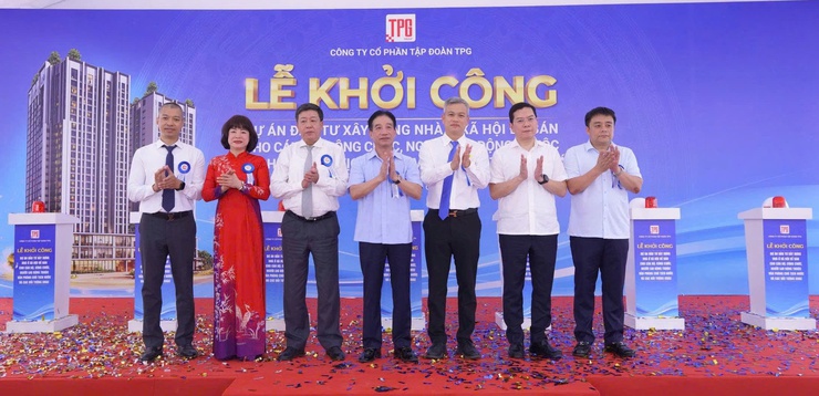 PHƯỜNG BỒ ĐỀ: KHỞI CÔNG DỰ ÁN ĐẦU TƯ XÂY DỰNG NHÀ Ở XÃ HỘI ĐỂ BÁN CHO CÁN BỘ, CÔNG CHỨC, NGƯỜI LAO ĐỘNG THUỘC VĂN PHÒNG CHỦ TỊCH NƯỚC VÀ CÁC ĐỐI TƯỢNG KHÁC- Ảnh 1.