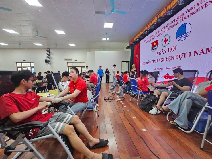 Xuân Đỉnh vượt 108% chỉ tiêu hiến máu tình nguyện đợt 1 năm 2026- Ảnh 3.